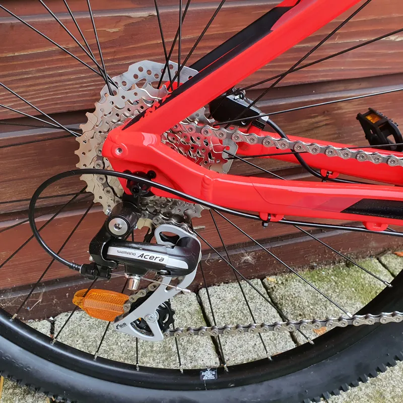 2021 Orbea MX50 27 inch Hardtail Mountain Bike in Red-Black SMALL-6